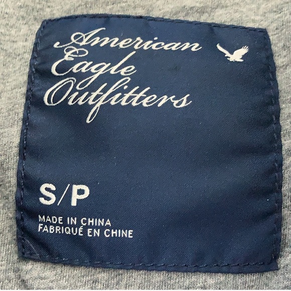 Like New American Eagle Navy Blue Down Puffer Coat - Picture 7 of 9